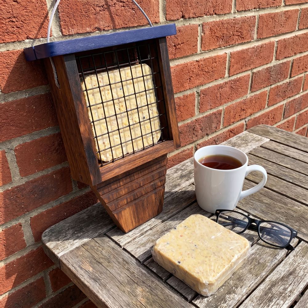 Size next to a mug of tea