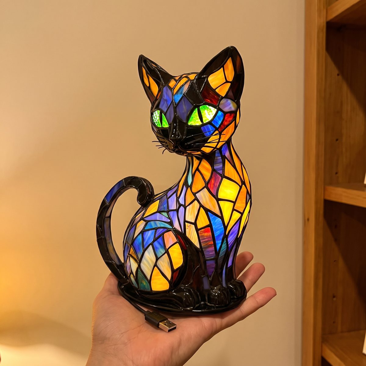 Raewyn's Goodnight Moggy Lamp
