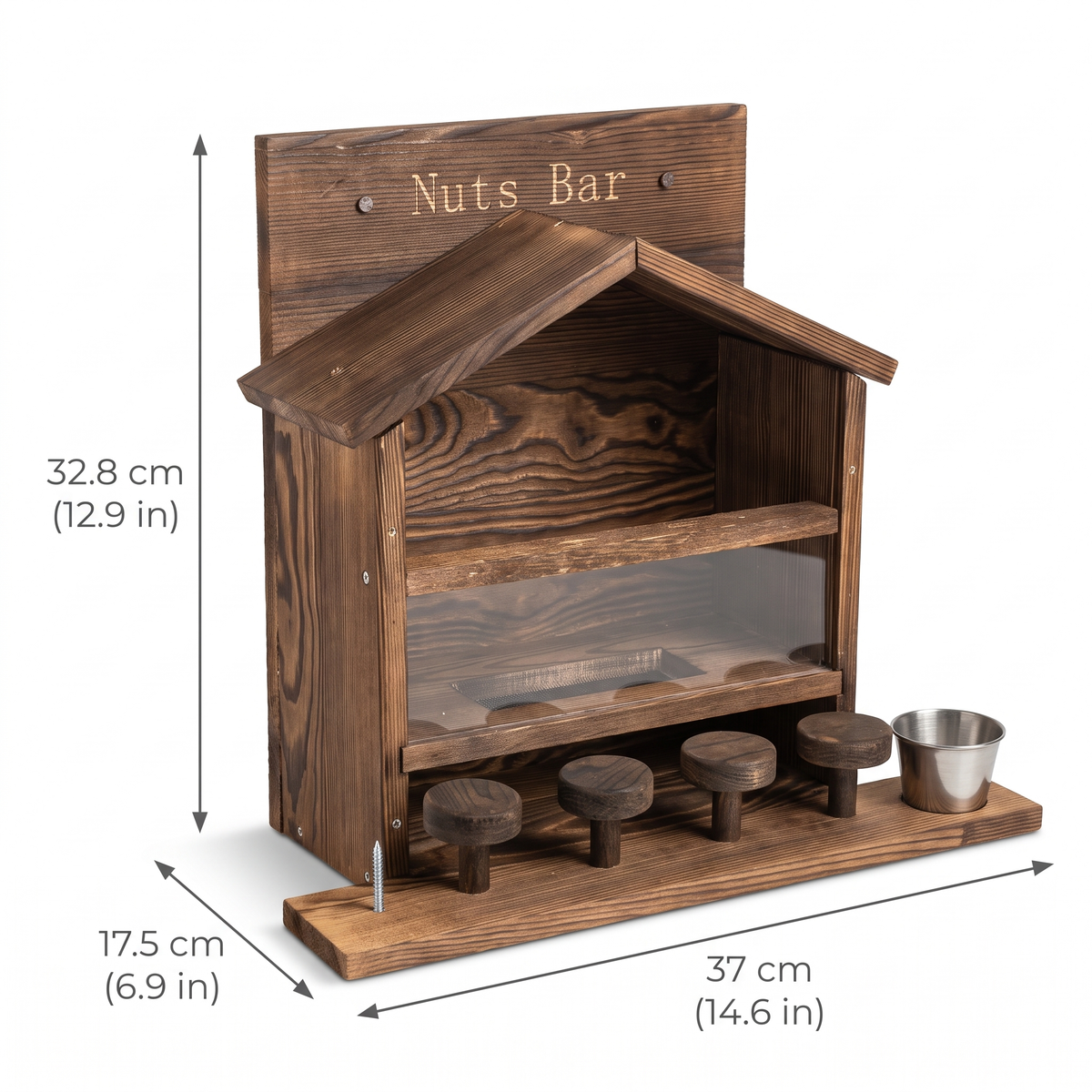 Geoff's "Nuts Bar" Squirrel Feeder