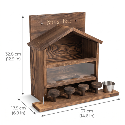 Geoff's "Nuts Bar" Squirrel Feeder