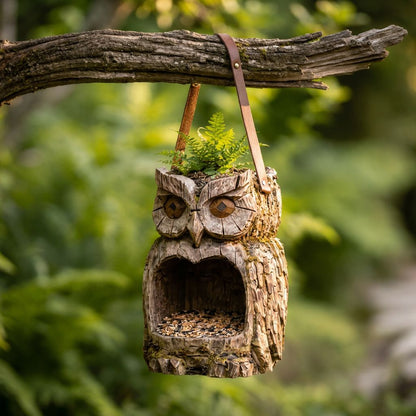 Owl Bird Feeder