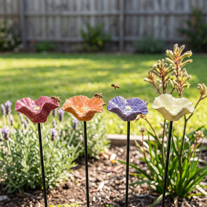 Bev's Handmade Bee Blossoms (Set of 4)