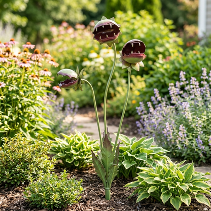 Emmett's Iron Carnivorous Plant - Garden Decor