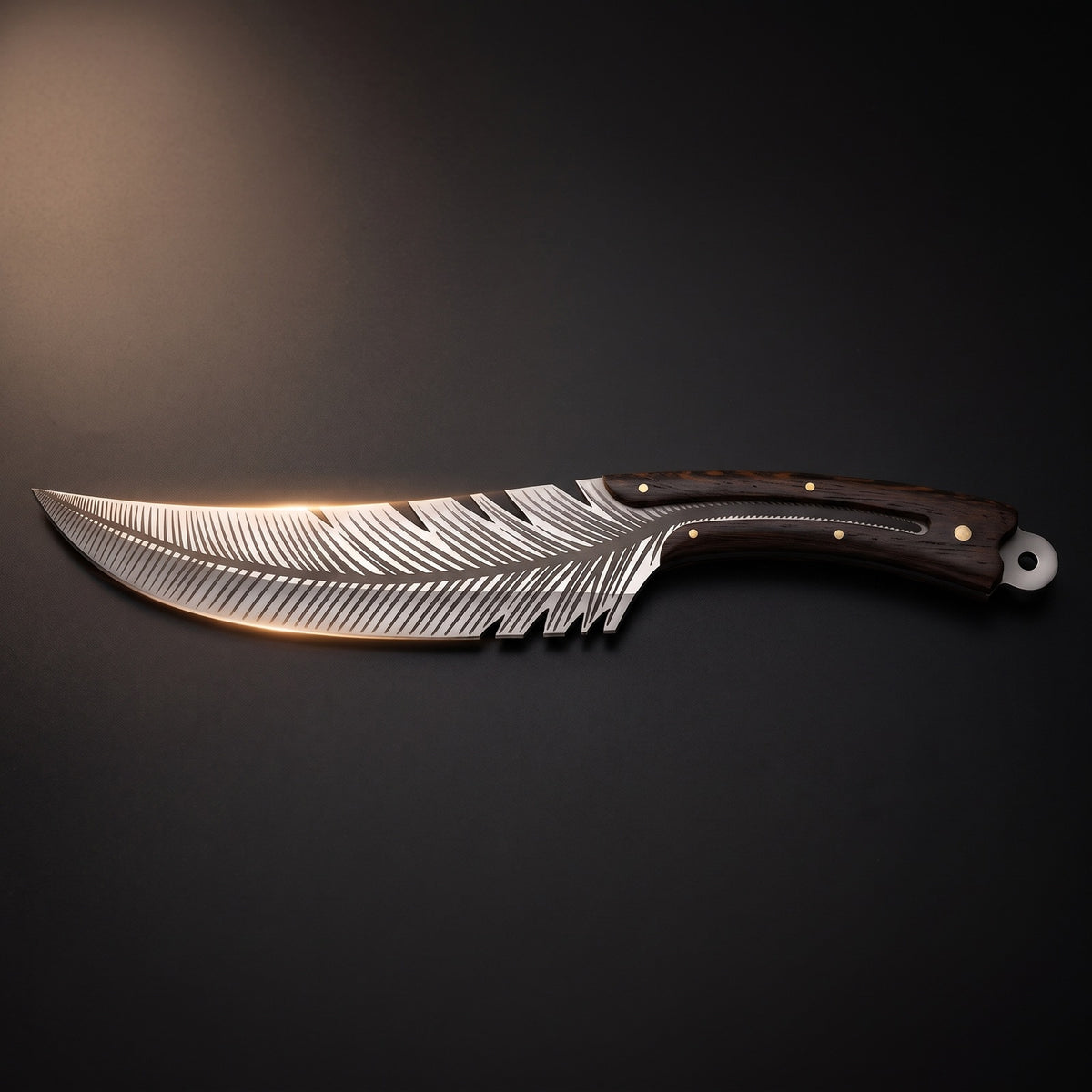 Feather knife, full view