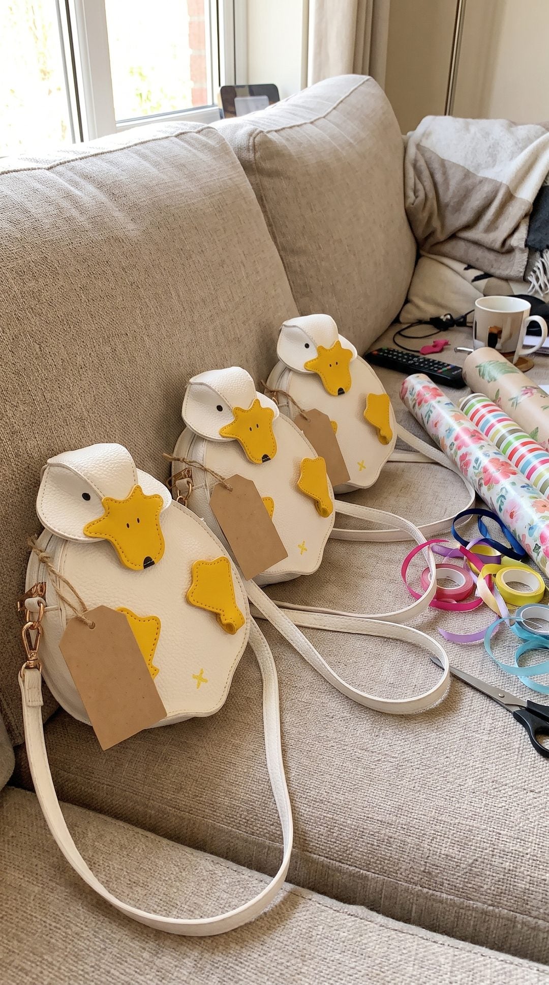 Delphine's Worry-Foot Duck Crossbody Bag