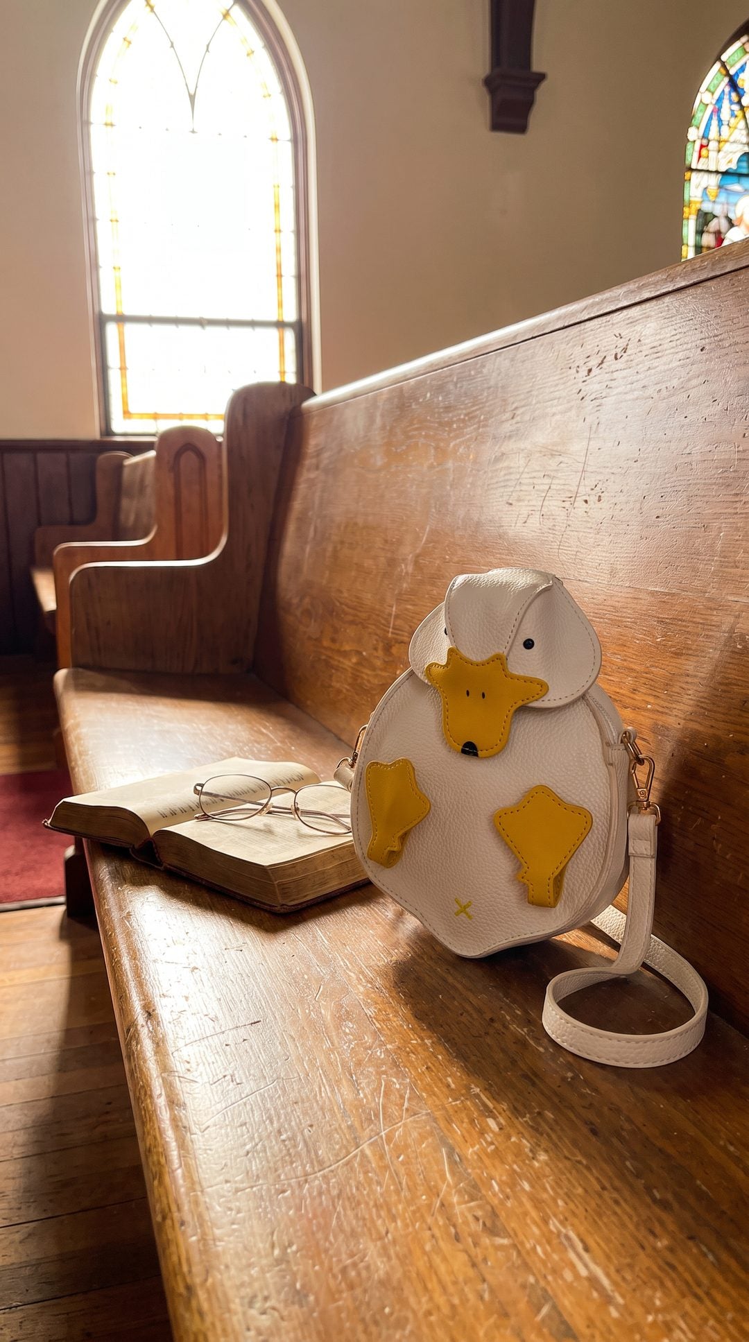 Delphine's Worry-Foot Duck Crossbody Bag