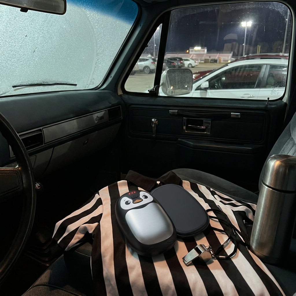 Customer photo penguin hand warmer