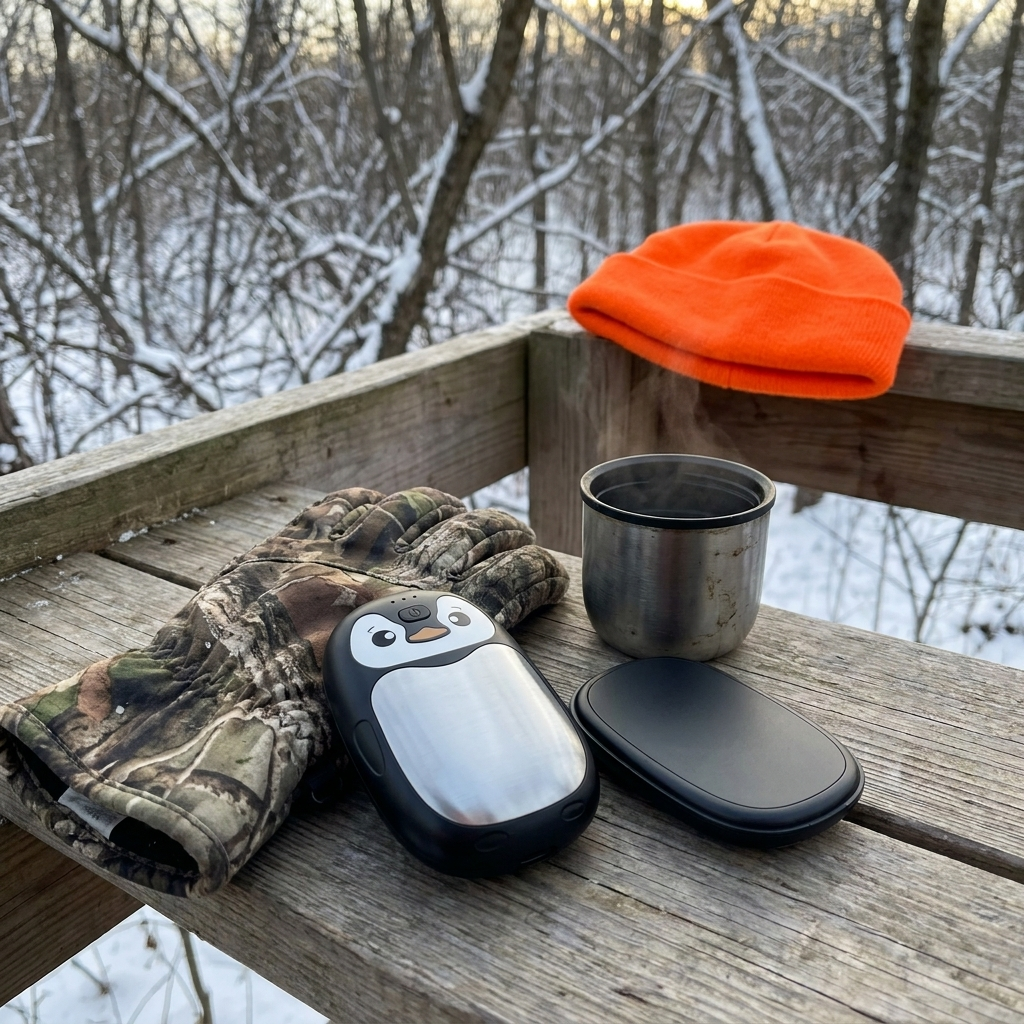 Customer photo penguin hand warmer