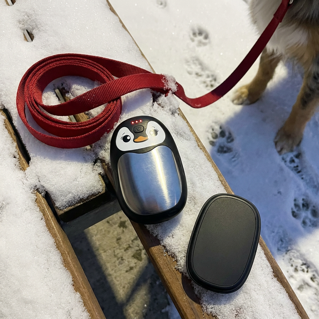 Customer photo penguin hand warmer