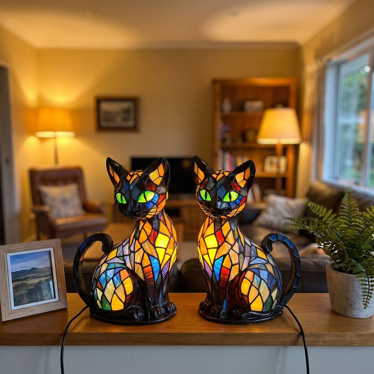 Raewyn's Goodnight Moggy Lamp