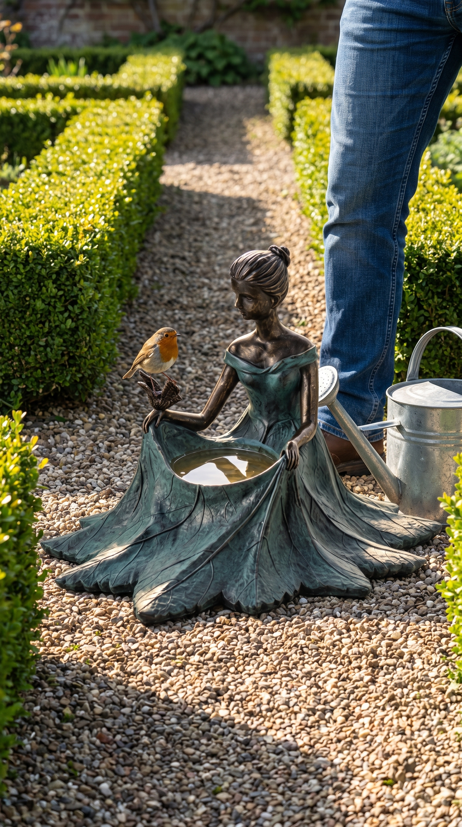 Customer photo 4 of Geoff's bronze bird bath