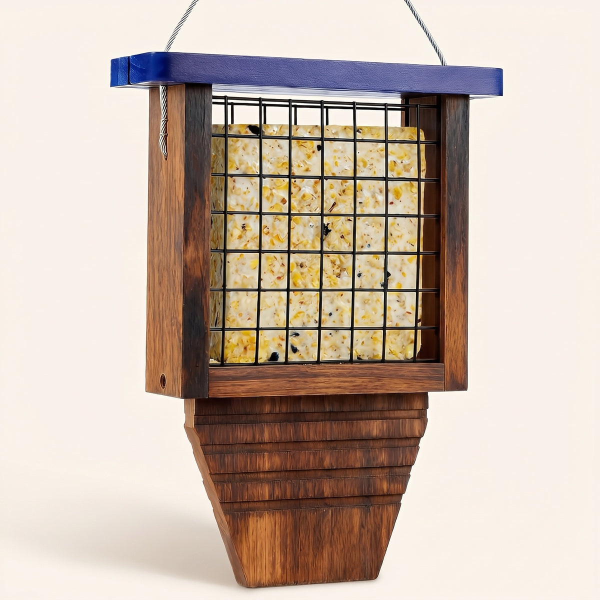 Hank's Tail-Rest Woodpecker Feeder