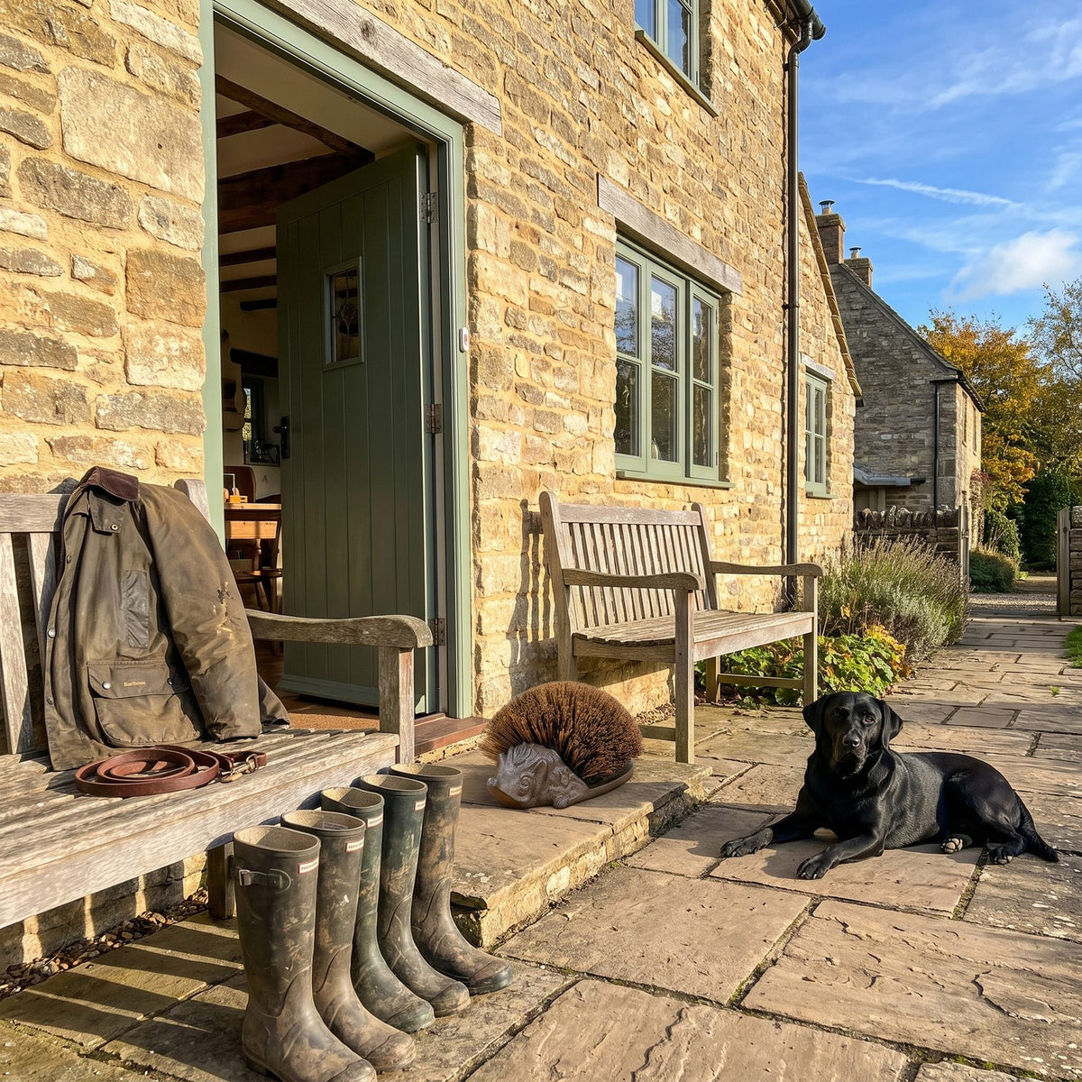 Joan's cast-iron hedgehog boot brush