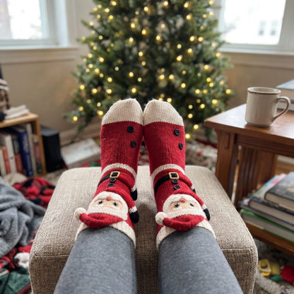 Lavonne's Santa Claus Christmas hug socks
