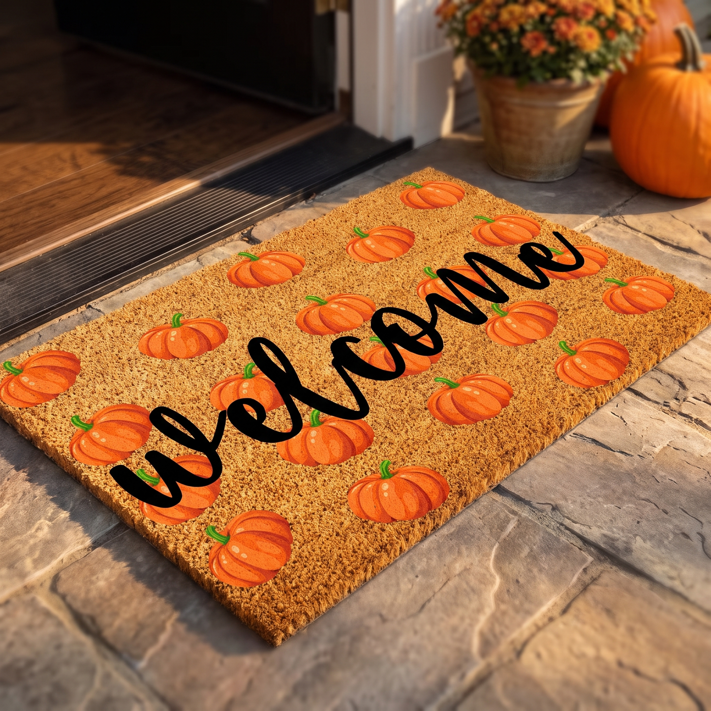 Nancy's Hand-Painted Doormat