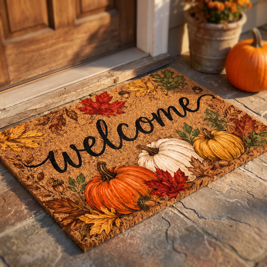Nancy's Hand-Painted Doormat
