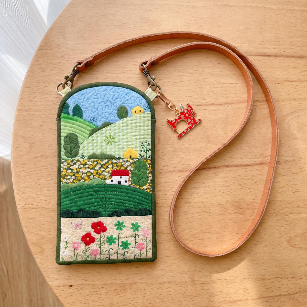 Rosie's Quilted Phone Bag