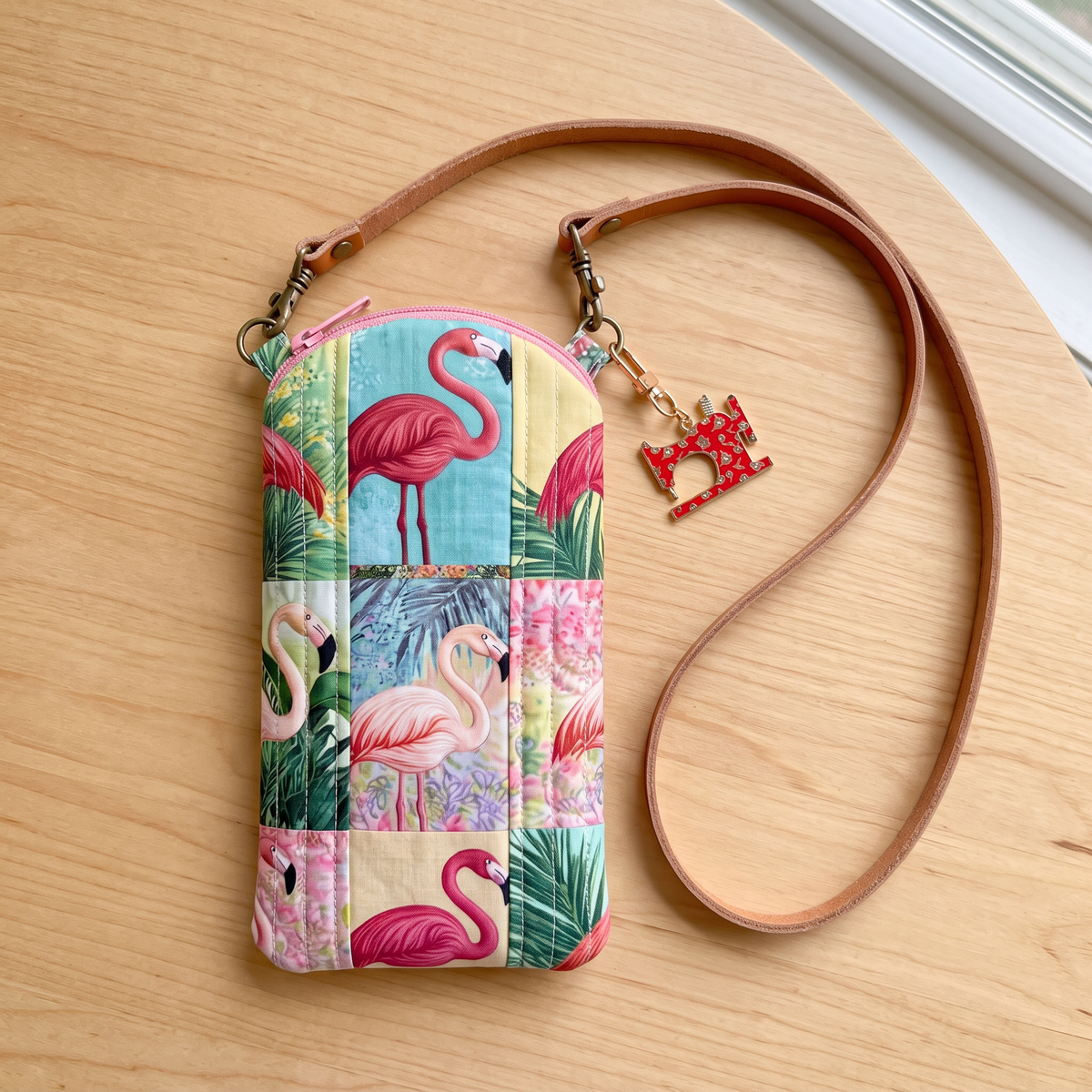 Rosie's Quilted Phone Bag