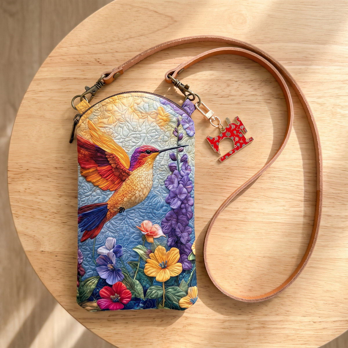 Rosie's Quilted Phone Bag