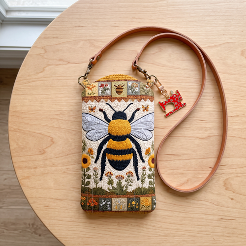 Rosie's Quilted Phone Bag