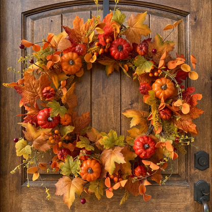 Clara's Harvest Autumn Wreath