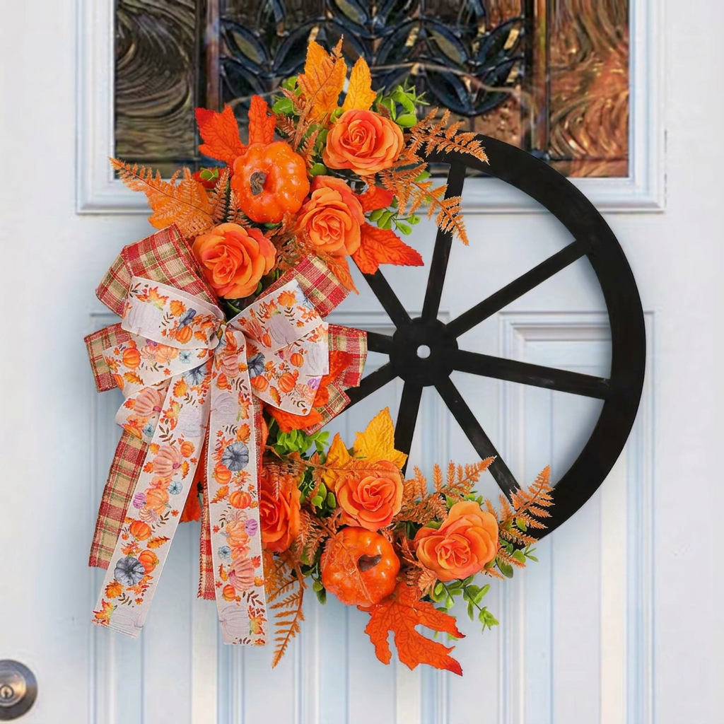 Clara's Harvest Autumn Wreath