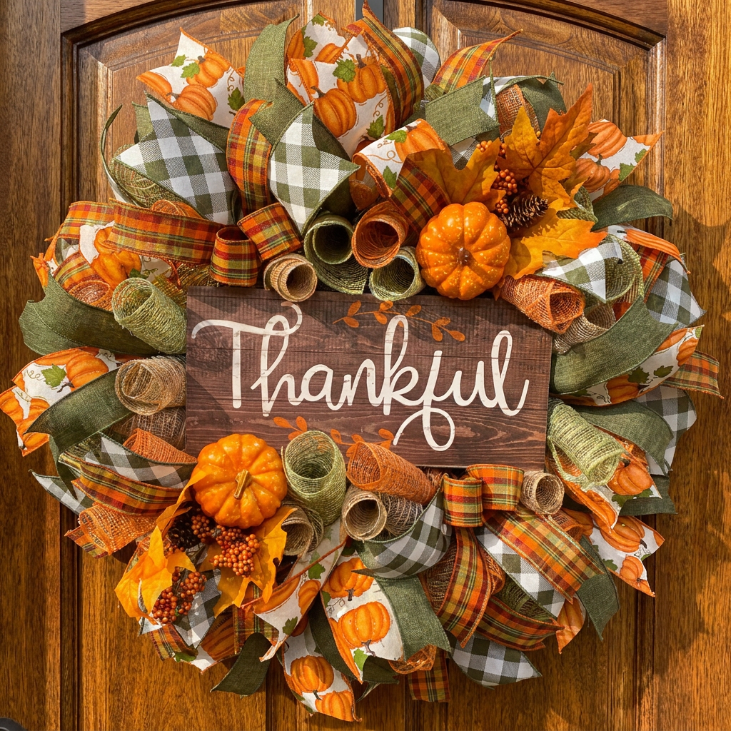 Clara's Harvest Autumn Wreath