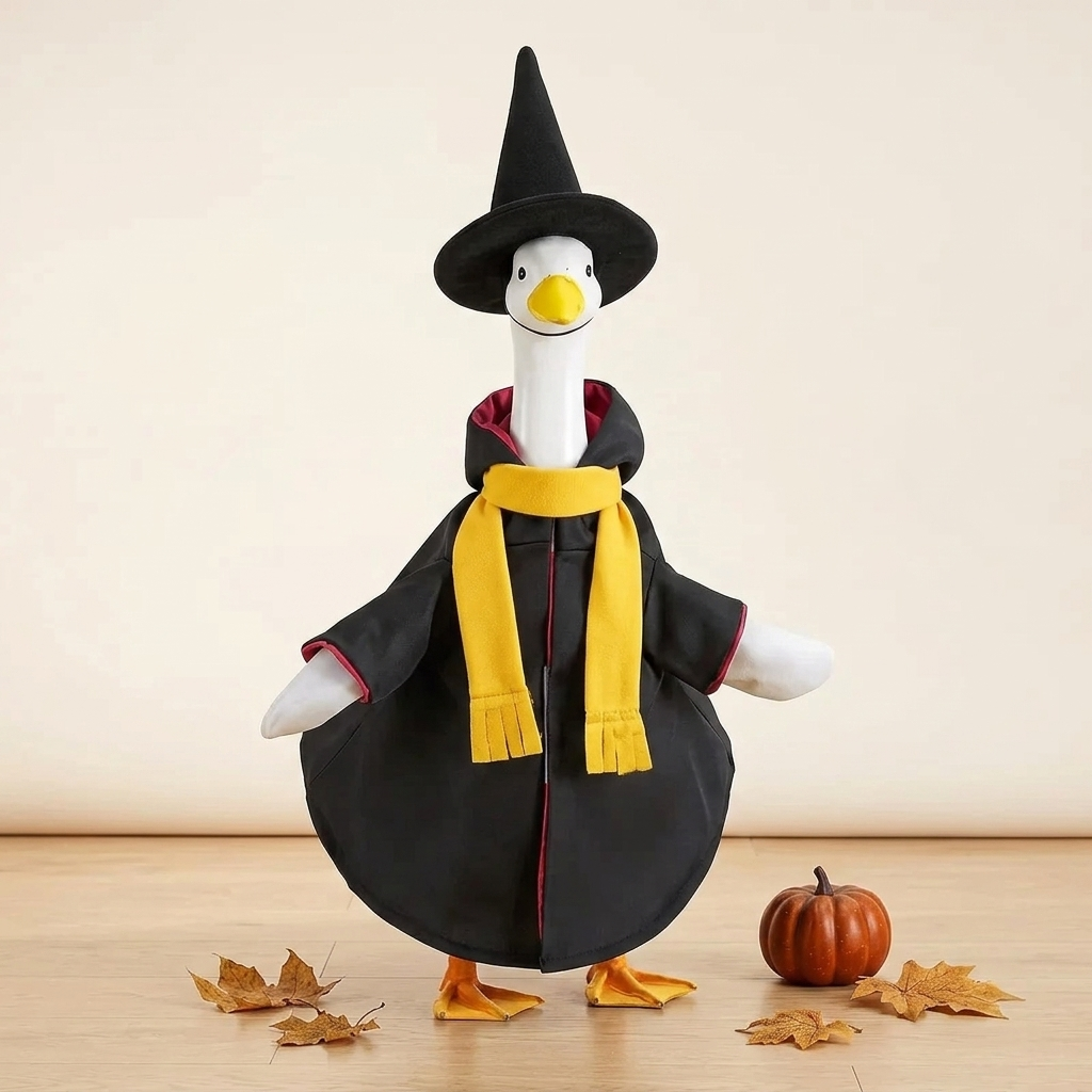 Lorraine's Porch Geese With Handsewn Outfits