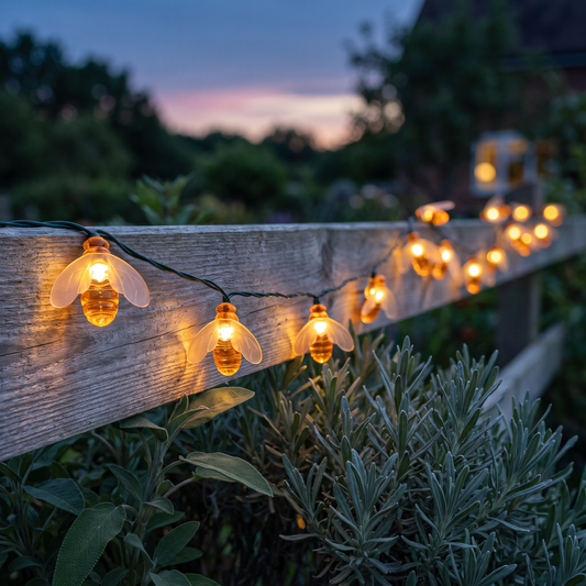 Doris' Handmade Bee String Lights