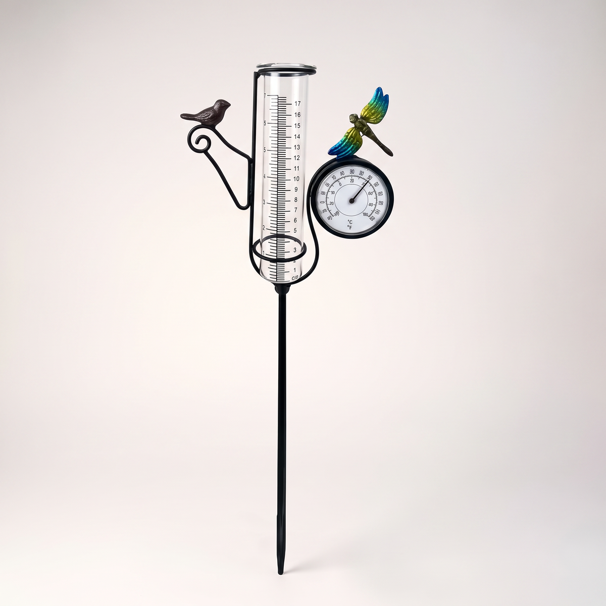 Vernon's Hand-Blown Rain Gauge