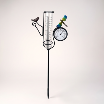 Vernon's Hand-Blown Rain Gauge