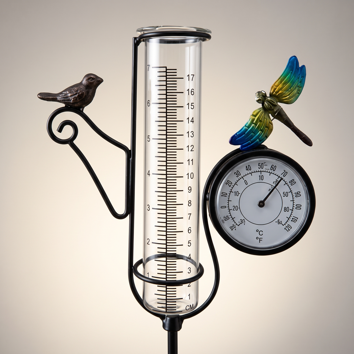 Vernon's Hand-Blown Rain Gauge