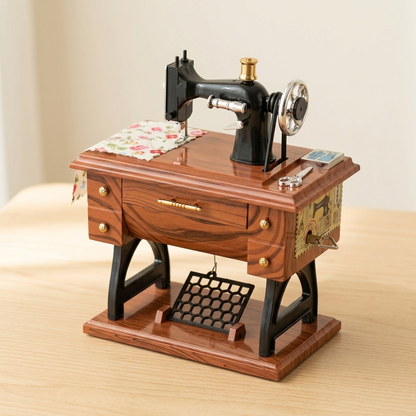 Ray's Vintage Sewing Machine Music Box