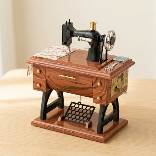 Ray's Vintage Sewing Machine Music Box