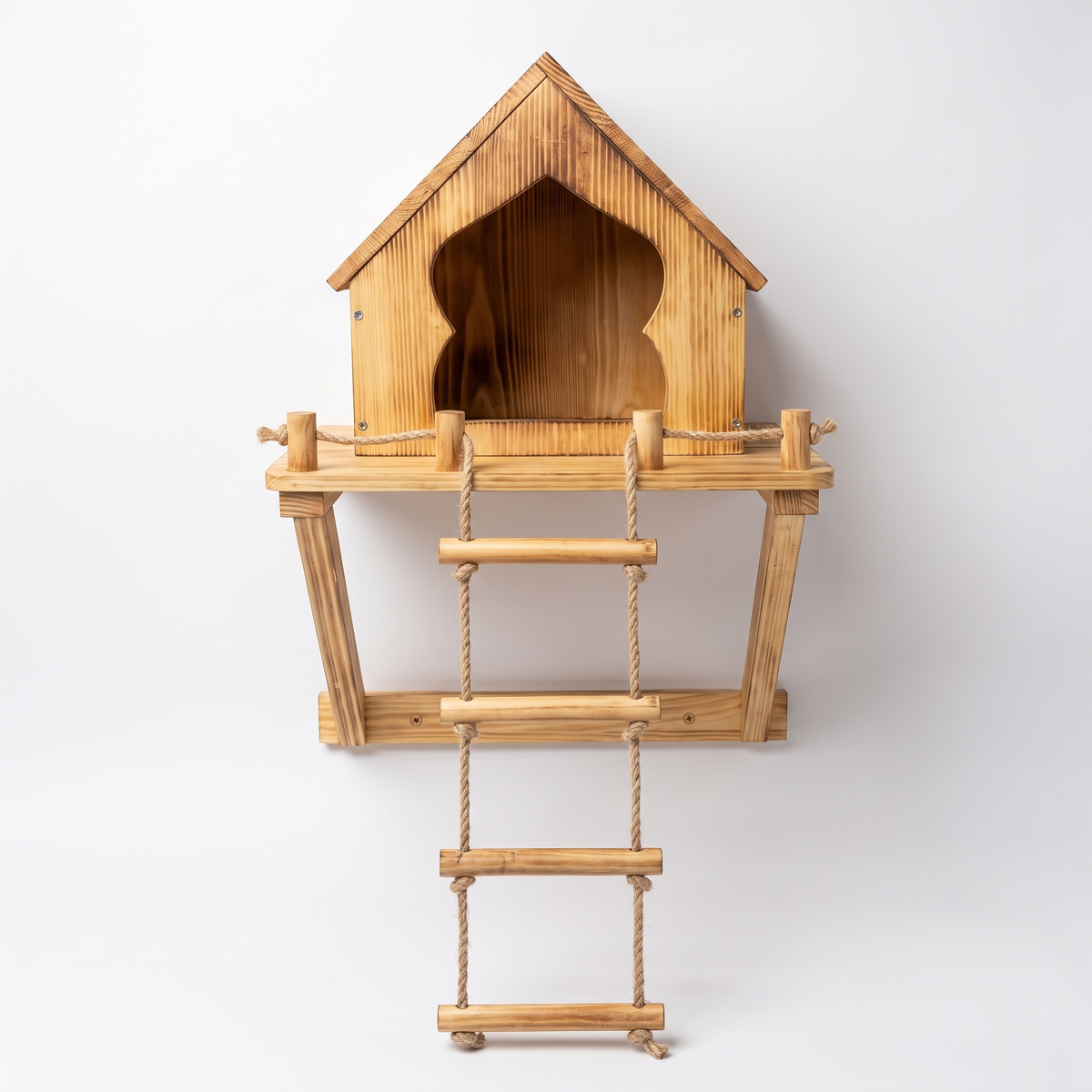 Dewey's Handmade Squirrel Treehouse
