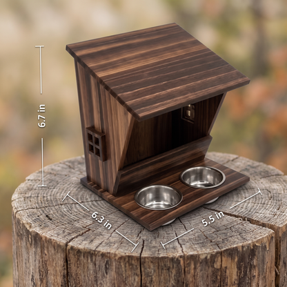 Gene's Feeding House - Bird Feeder with Water Bowl & Nesting Nook