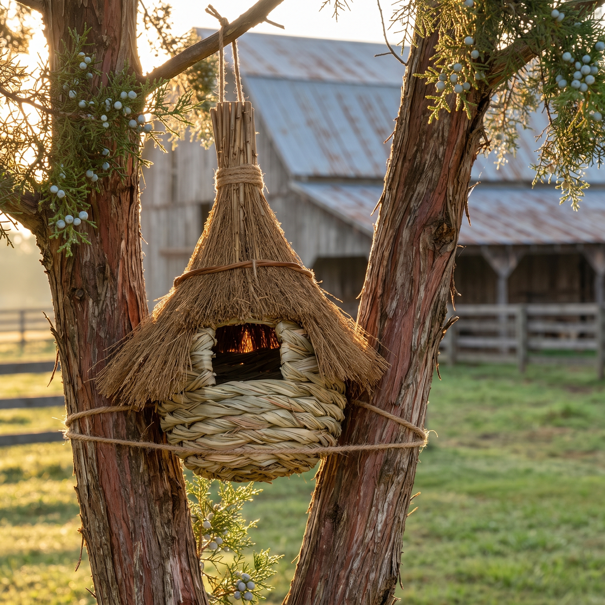Vada's Woven Bird House