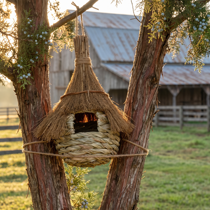 Vada's Woven Bird House