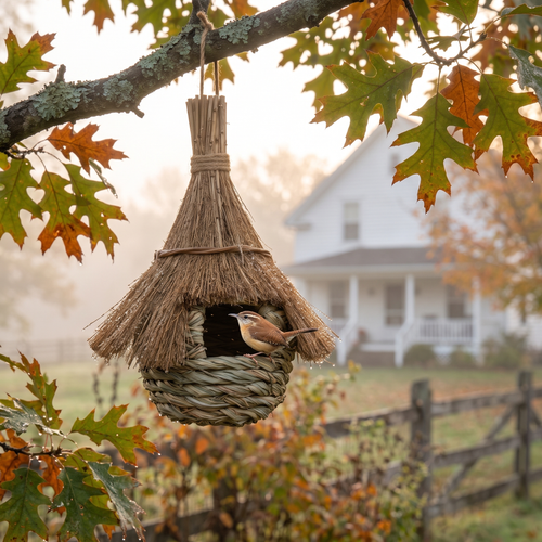 Vada's Woven Bird House