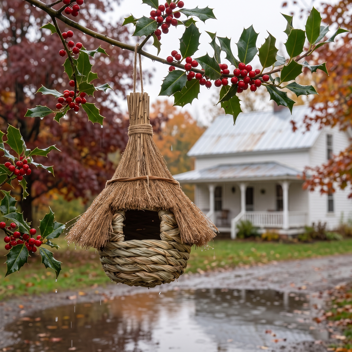 Vada's Woven Bird House