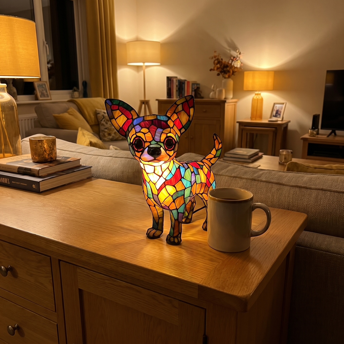 Chihuahua lamp
