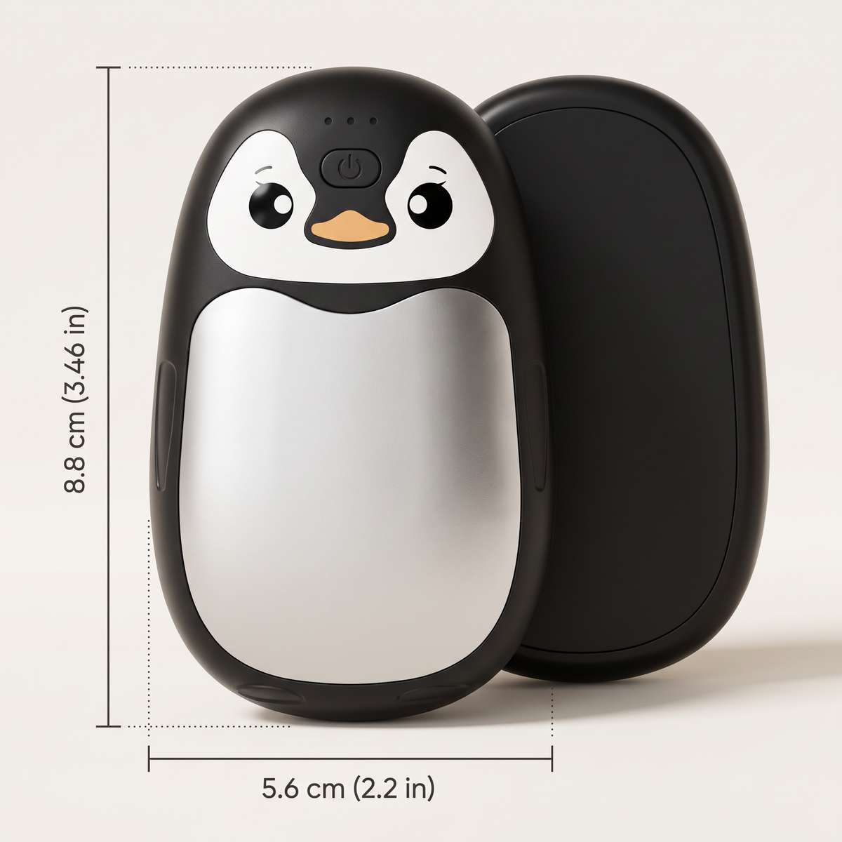 Size: 8.8 cm (3.46 in) tall, 5.6 cm (2.2 in) wide