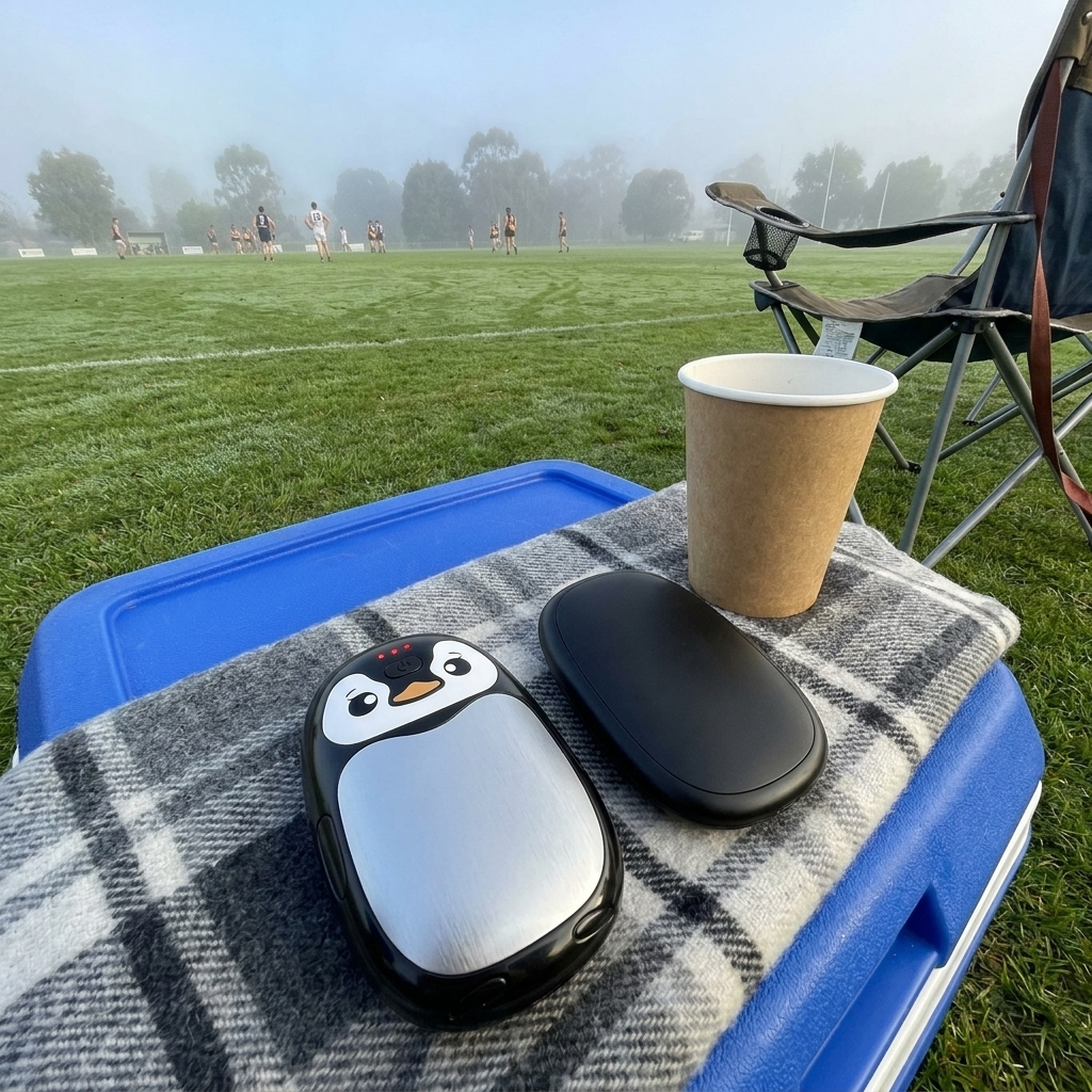 Customer photo penguin hand warmer