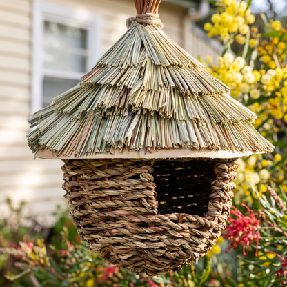Noeline's Woven Bird House