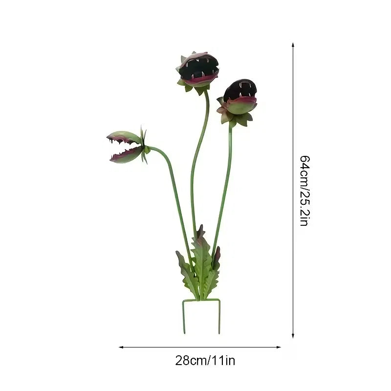 Emmett's Iron Carnivorous Plant - Garden Decor