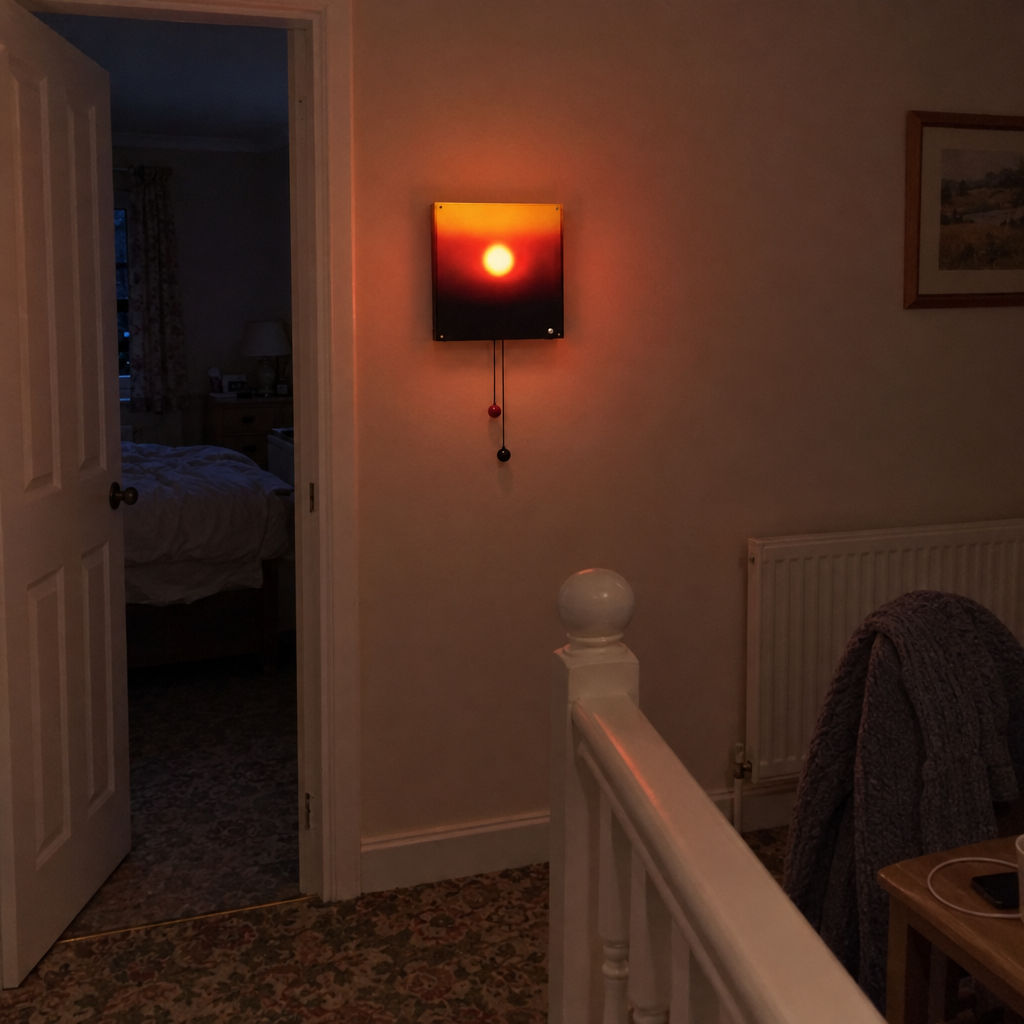 Customer photo of the sunset wall lamp