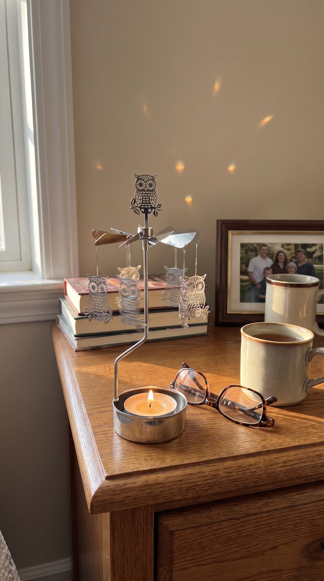 Margit's candle carousel, customer photo