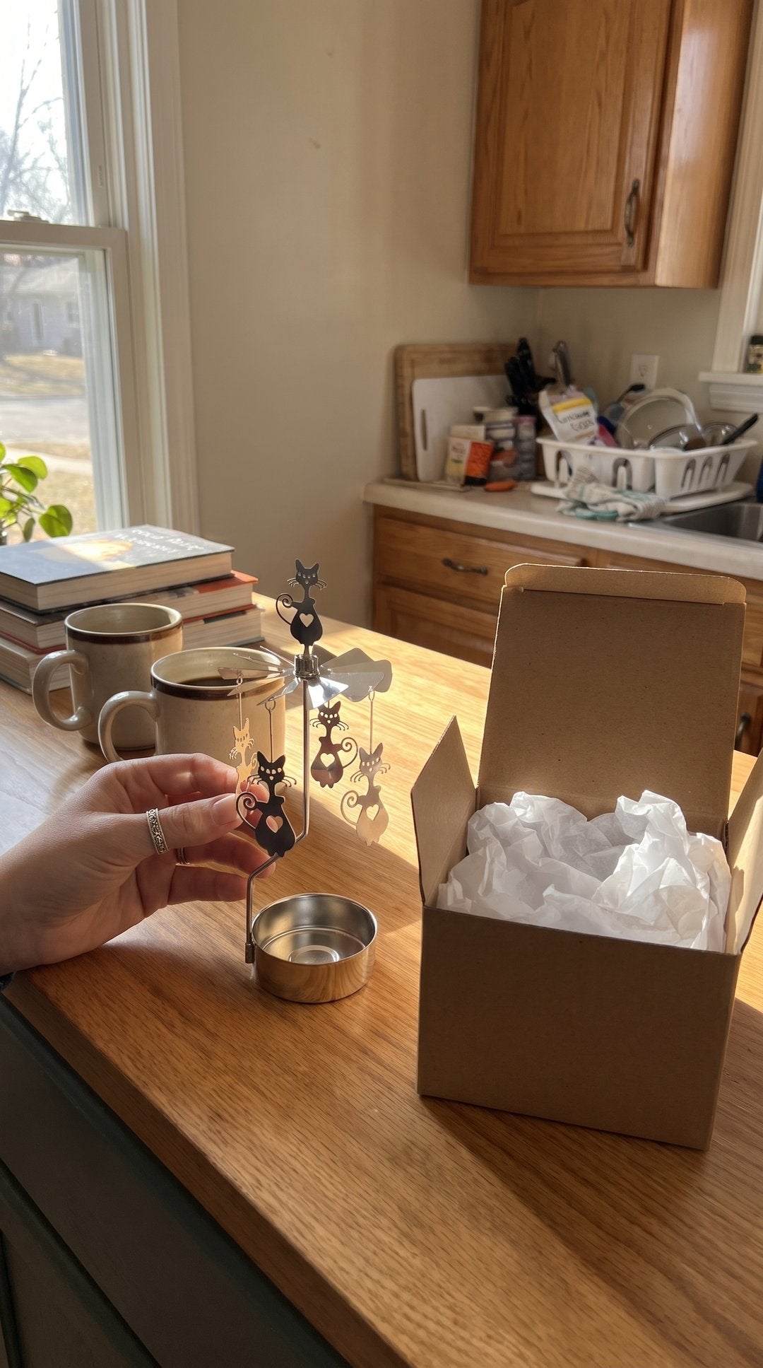 Margit's candle carousel, customer photo