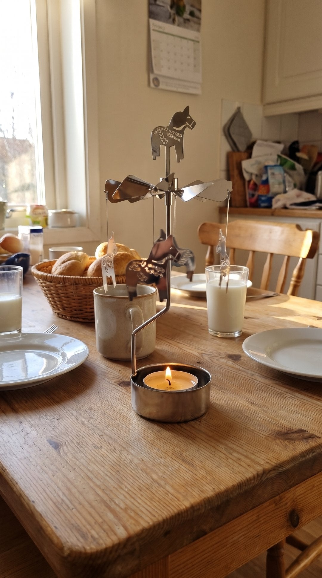 Margit's candle carousel, customer photo