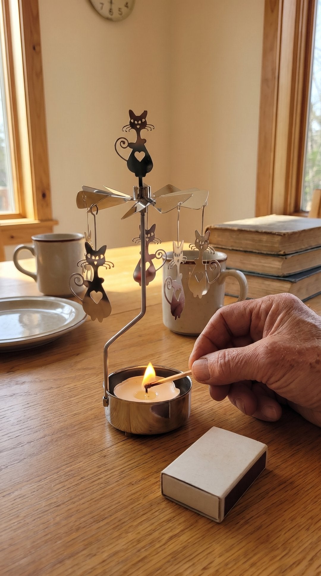 Margit's candle carousel, customer photo